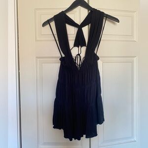 Indah Black Mini Dress